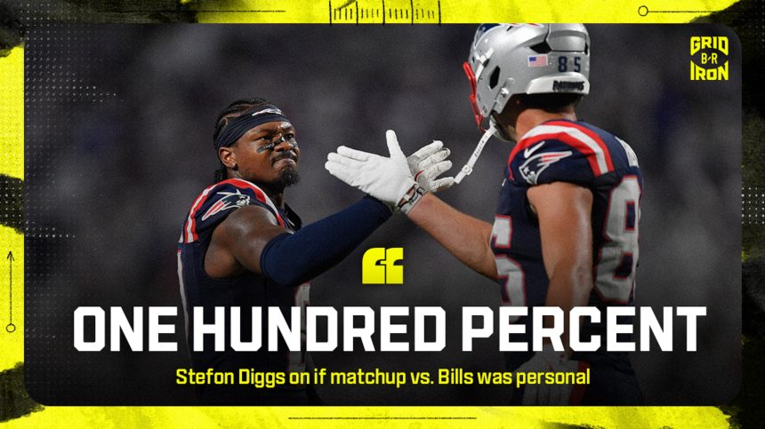 Stefon Diggs Says Patriots-Bills Was '100%' Personal, Embraces Josh Allen on Video