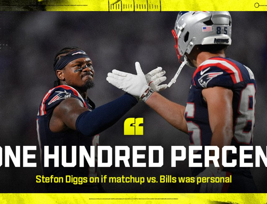 Stefon Diggs Says Patriots-Bills Was '100%' Personal, Embraces Josh Allen on Video