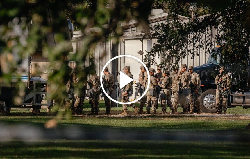 Texas National Guard Troops Arrive in Illinois for Deployment