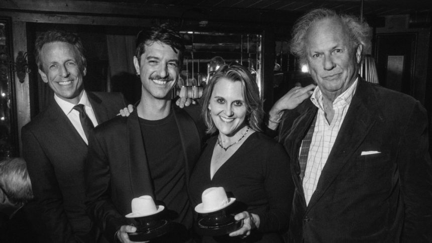 Seth Meyers, Vincenzo Latronico, Meghan Daum and Graydon Carter.