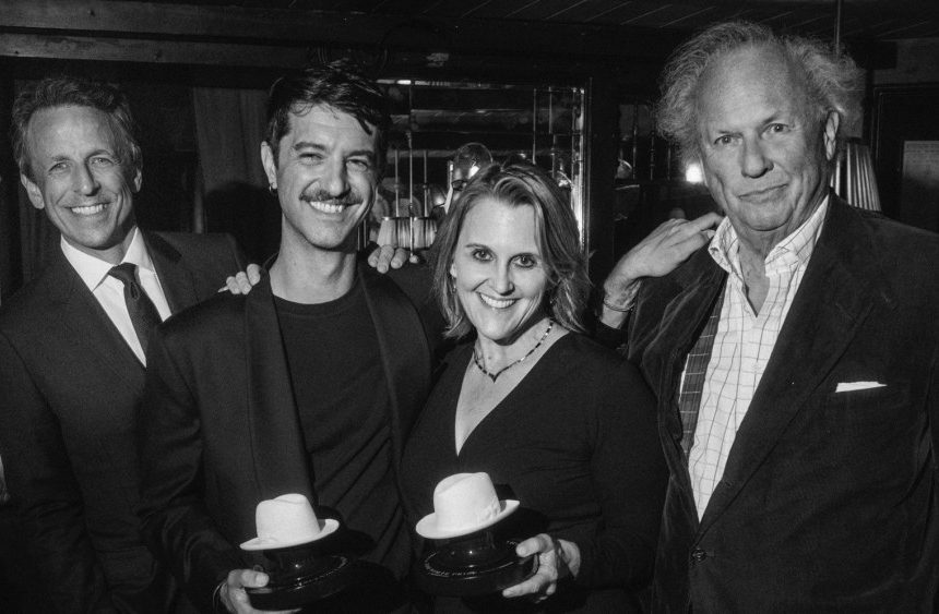 Seth Meyers, Vincenzo Latronico, Meghan Daum and Graydon Carter.