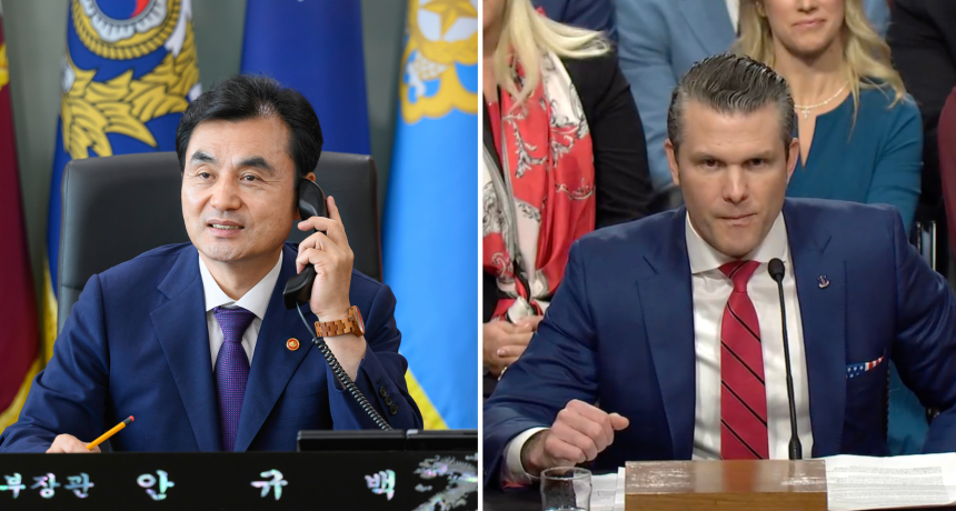 US-ROK defense chiefs discuss North Korea-Russia ties in first phone talks