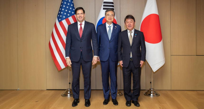 Top diplomats of US, ROK, Japan vow to work for Top diplomats of US, ROK, Japan vow to work for North Korea’s denuclearization