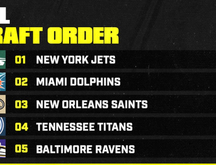 Updated 2026 NFL Draft Order After Sunday's Week 7 Results