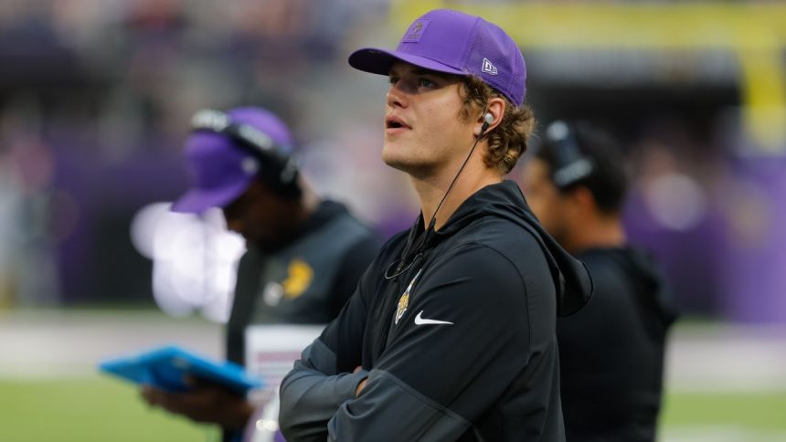 Vikings without QB J.J. McCarthy, majority of starting O-line