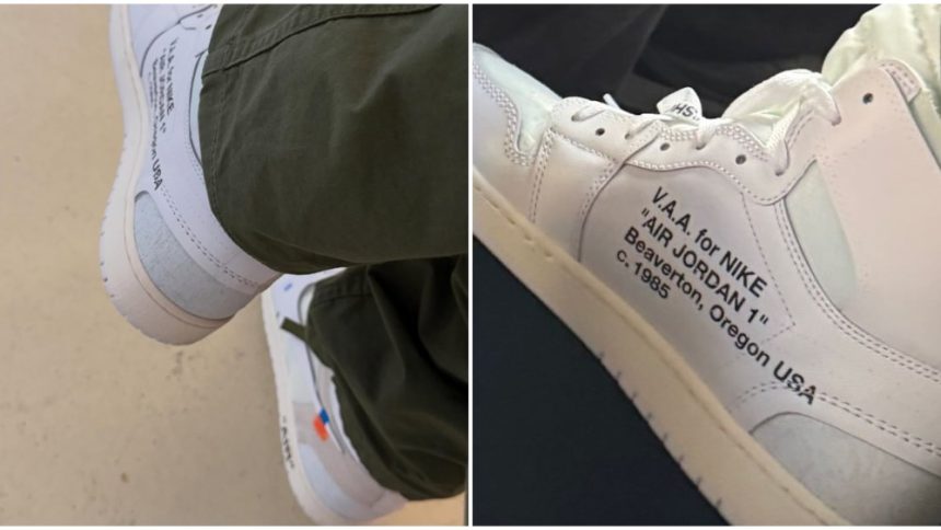 Virgil Abloh Archives x Air Jordan 1 sneakers