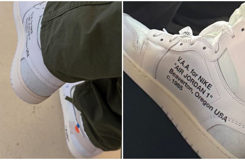 Virgil Abloh Archives x Air Jordan 1 sneakers