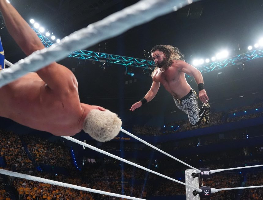 WWE's Seth Rollins Reportedly Wore Sling Backstage After Injury vs. Cody Rhodes