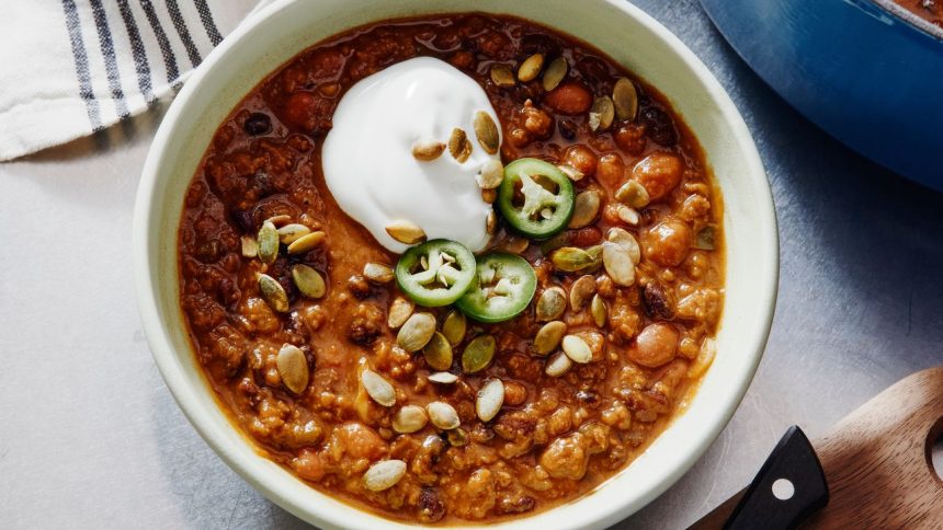 Weeknight Pumpkin Chili Recipe | Bon Appétit Weeknight Pumpkin Chili Recipe | Bon Appétit