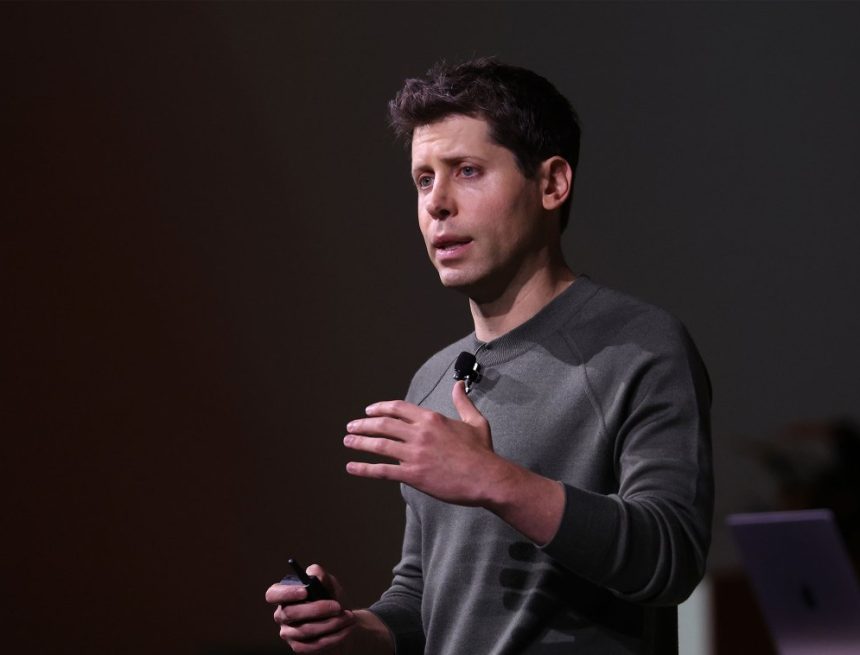 OpenAI CEO Sam Altman speaks during the OpenAI DevDay event on November 06, 2023 in San Francisco, California.