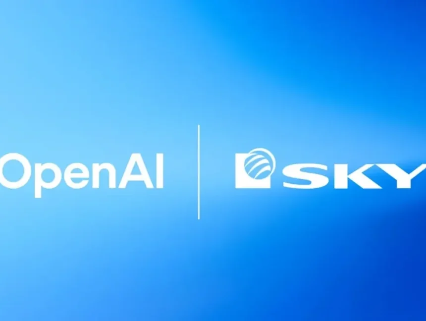 The OpenAI and Sky logos, side by side.