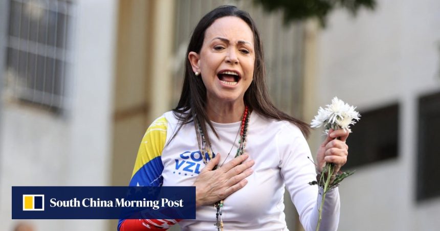 Nobel Peace Prize winner Machado dedicates award to Trump