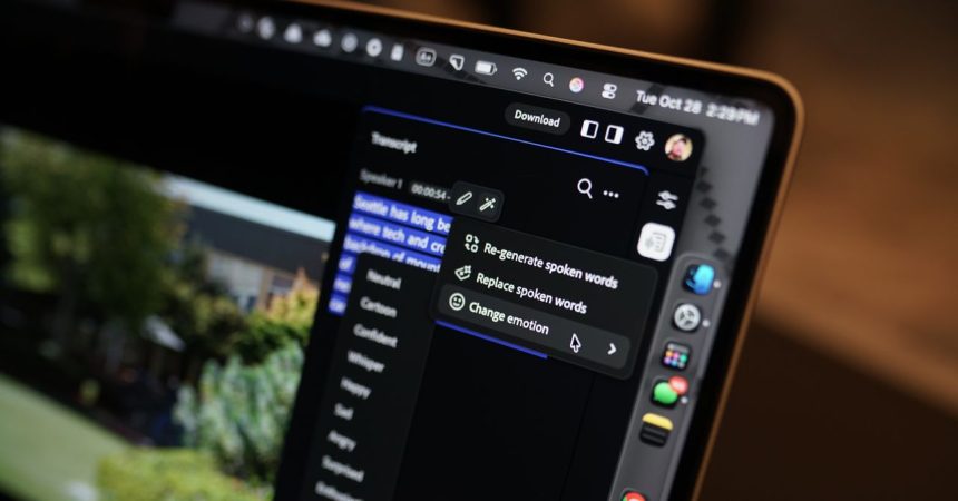Exclusive: Adobe's Corrective AI Can Change the Emotions of a Exclusive: Adobe’s Corrective AI Can Change the Emotions of a Voice-Over