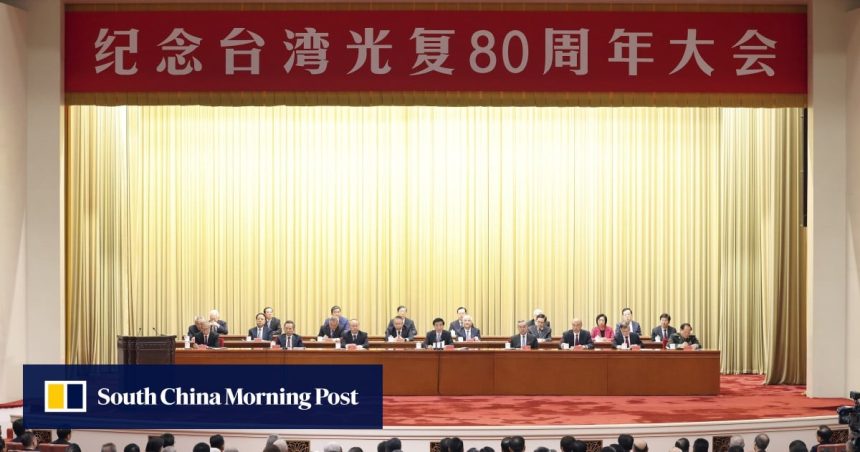 Beijing’s Wang Huning takes aim at ‘Taiwan independence’ in restoration Beijing’s Wang Huning takes aim at ‘Taiwan independence’ in restoration day address