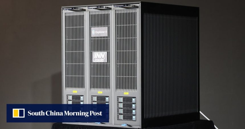 China unveils ‘mini fridge’ AI server that uses 90% less China unveils ‘mini fridge’ AI server that uses 90% less power than other systems