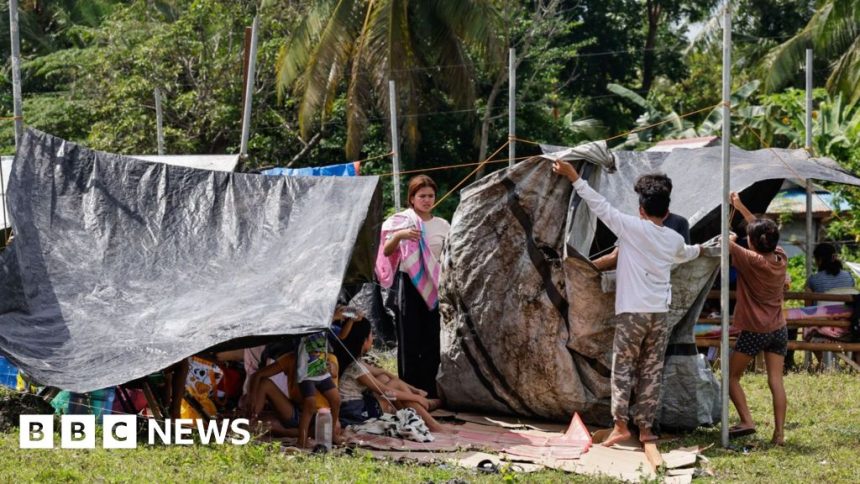 Scared survivors sleep in fields as death toll rises