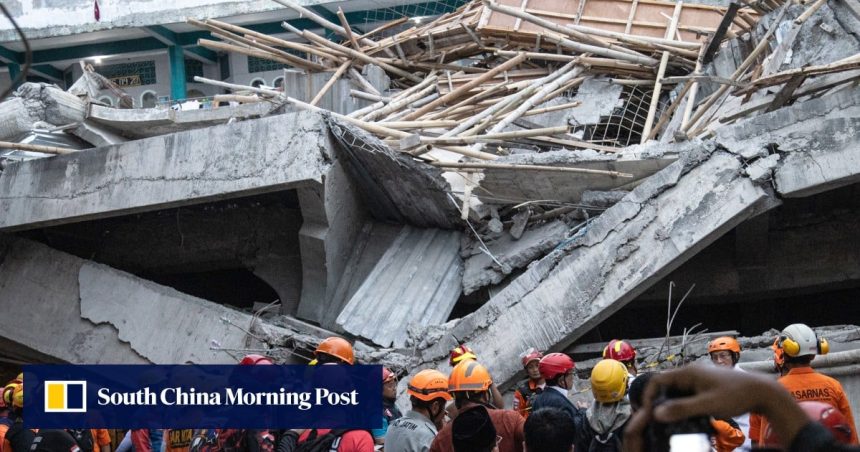 Indonesia school collapse: 91 students still missing under rubble