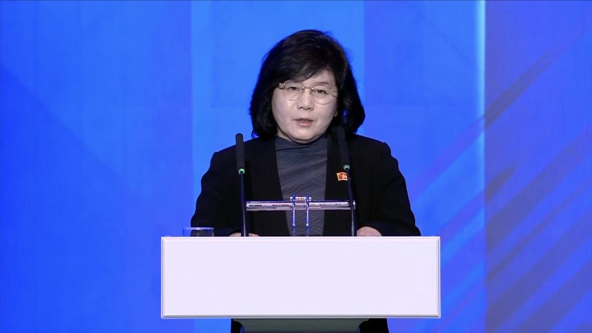 North Korea’s top diplomat denounces US as threat to peace at Belarus forum