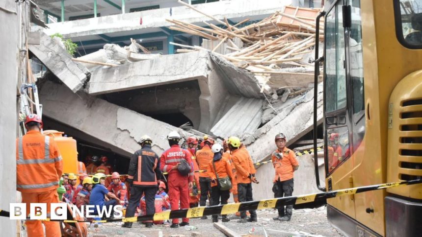 Dozens feared dead in school collapse, officials say