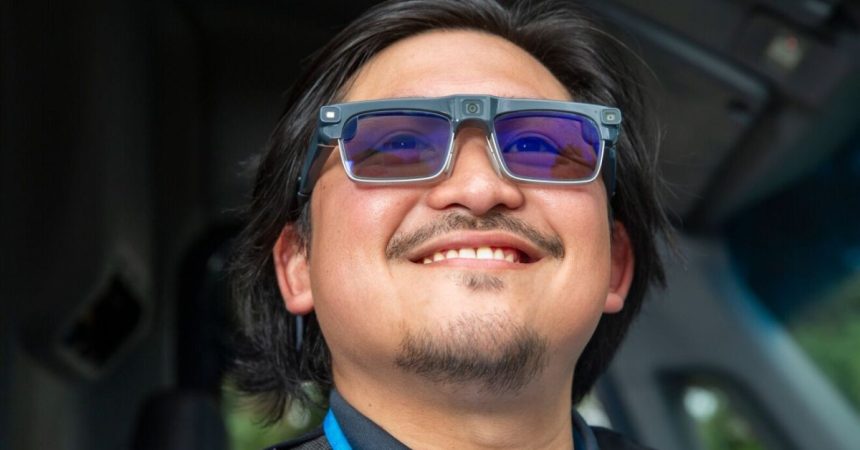 Here are Amazon’s smart delivery glasses that guide drivers and scan packages
