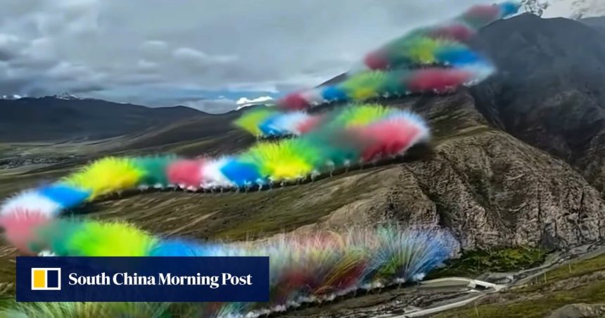 Heads roll in China over fireworks publicity stunt in ecologically fragile Tibet plateau