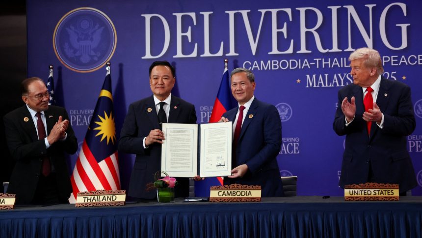 Trump oversees Thailand-Cambodia extended ceasefire deal | Conflict Trump oversees Thailand-Cambodia extended ceasefire deal | Conflict