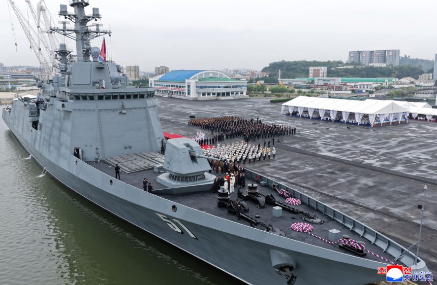 Kim Jong Un inspects upgrades to country’s largest warship as deployment looms