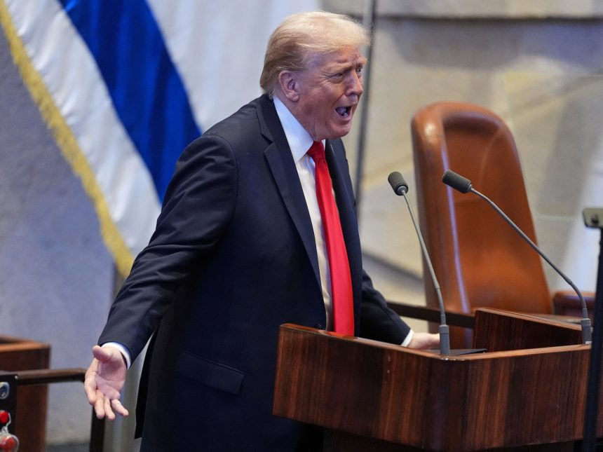 What Trump said and did not say at the Knesset | Israel-Palestine conflict