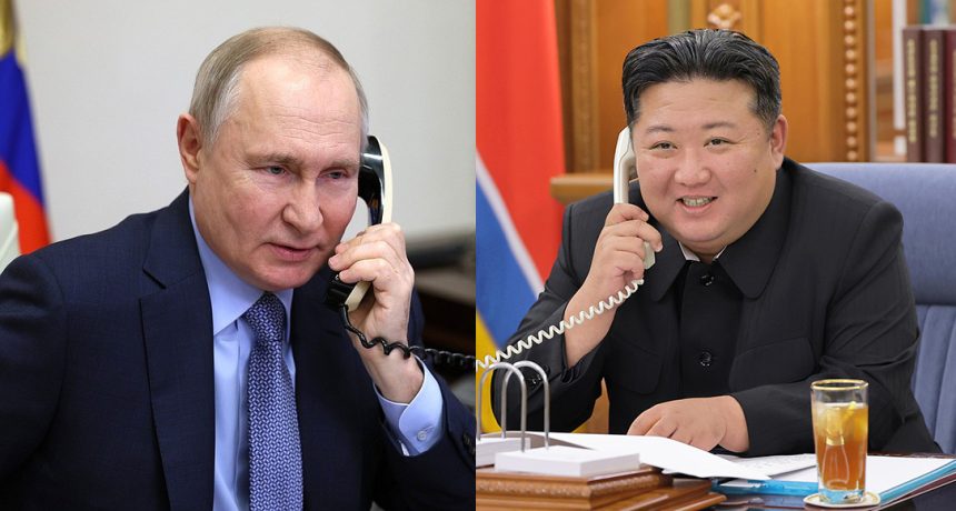 Putin discusses Ukraine war in phone call with Kim Jong Un ahead of Trump summit