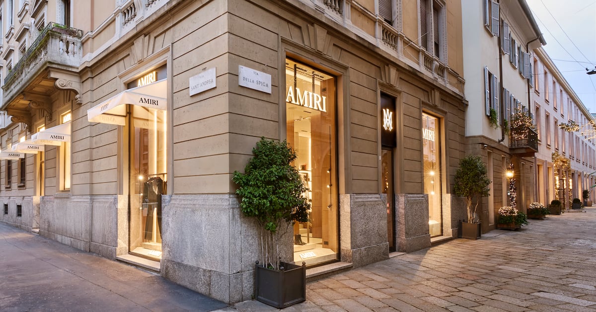 Amiri Plants Roots in Europe With New Milan Flagship