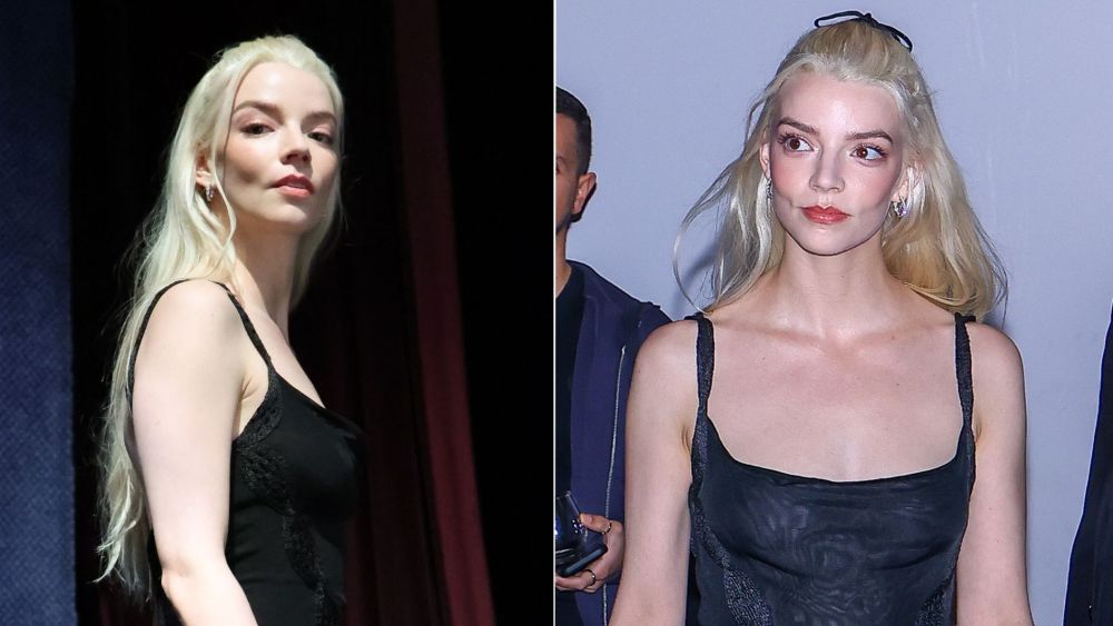 Anya Taylor-Joy in an archival Dior dress from the John Galliano era at the Marrakech Film Festival on Saturday.