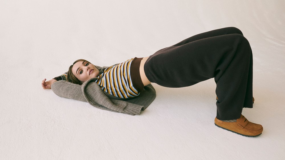 Chloe Fineman, Birkenstock, La Ligne, clogs, shoes, footwear, collaboration, knitwear, sweaters