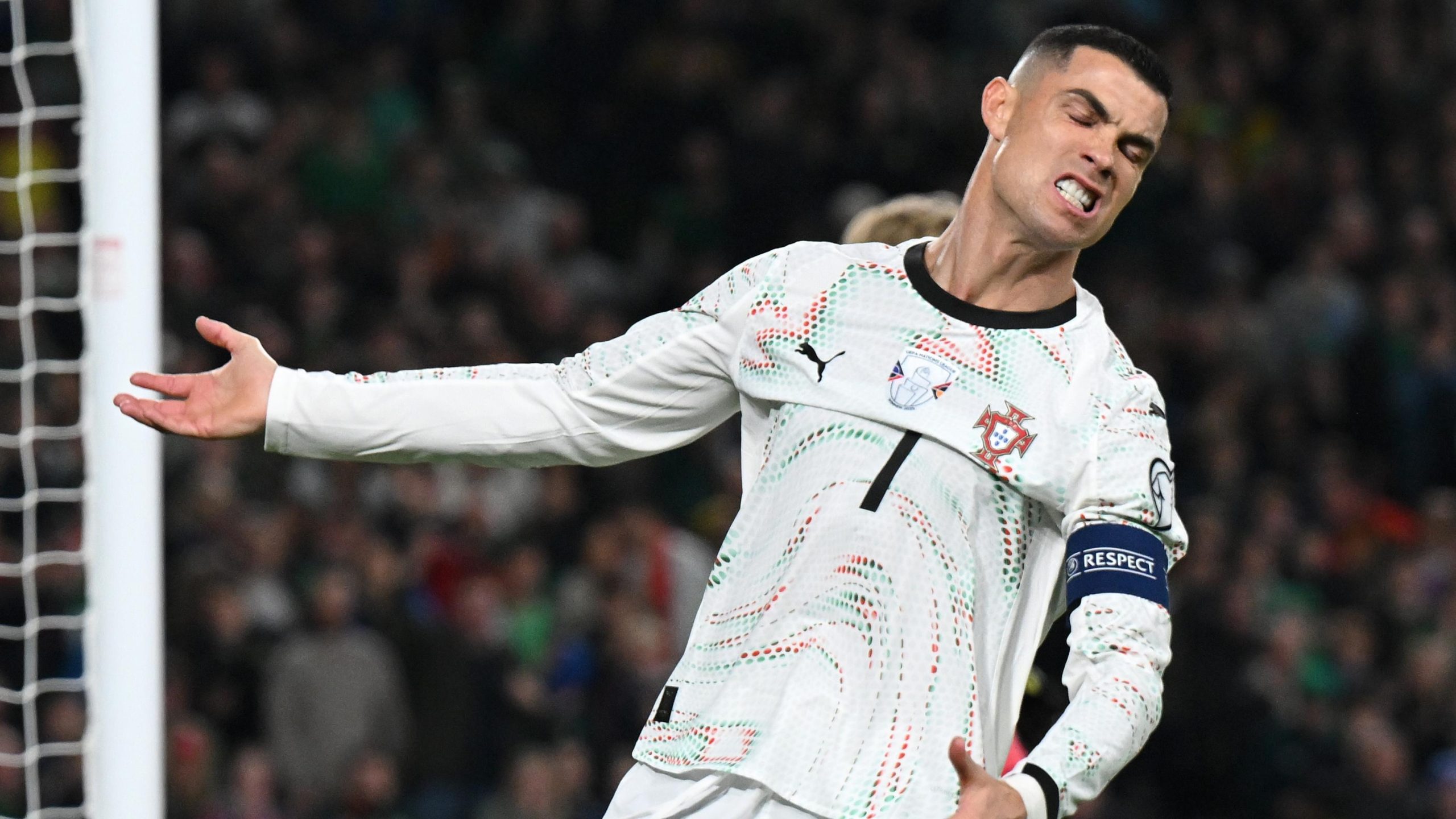 Cristiano Ronaldo Gets Historic Red Card in Portugal's WC Qualifying Loss to Ireland