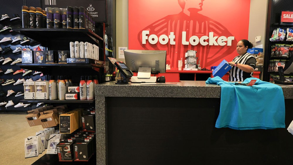 Inside a Foot Locker store