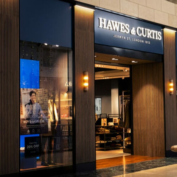 Hawes & Curtis returns to Bluewater with store upgrade