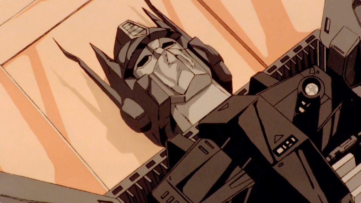 Image showing the death of Optimus Prime after his battle with Megatron