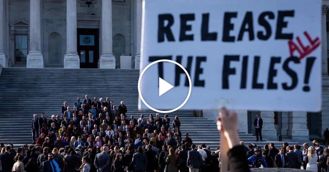 House to Vote on Release of Epstein Files