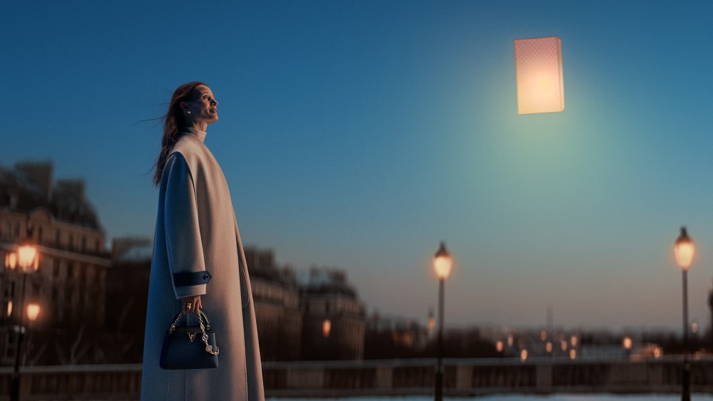 A still from Louis Vuitton's 2025 holiday campaign