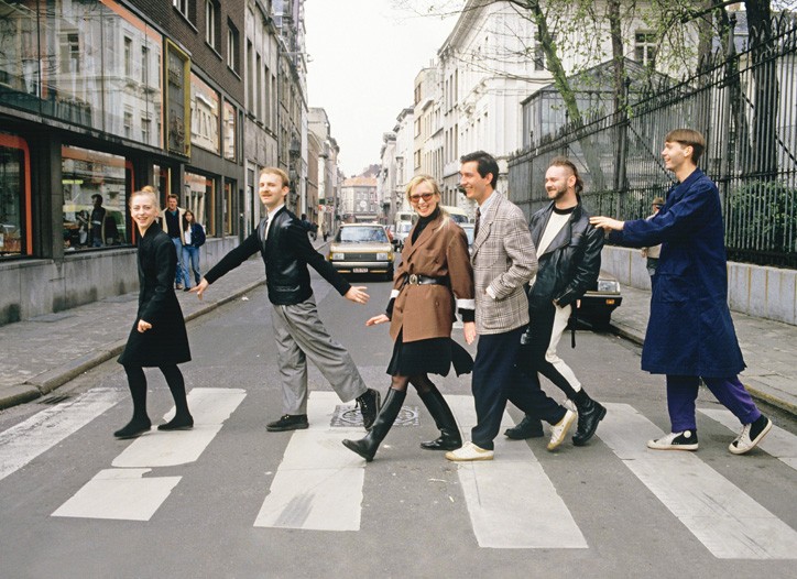 The Antwerp Six: Ann Demeulemeester, Dirk Van Saene, Marina Yee, Dries Van Noten, Walter Van Beirendonck and Dirk Bikkembergs.