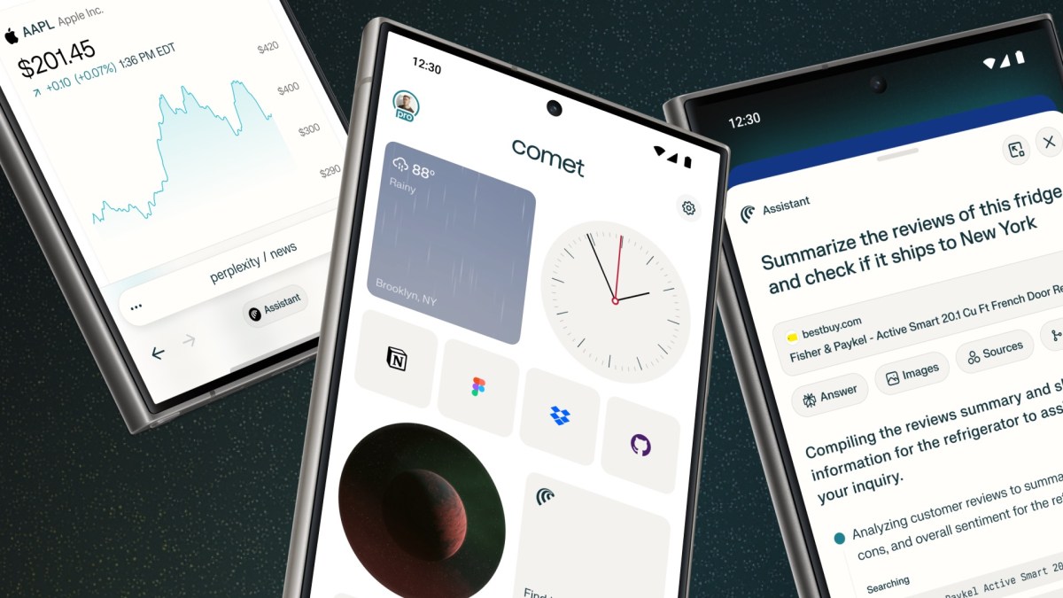 Perplexity brings its AI browser Comet to Android