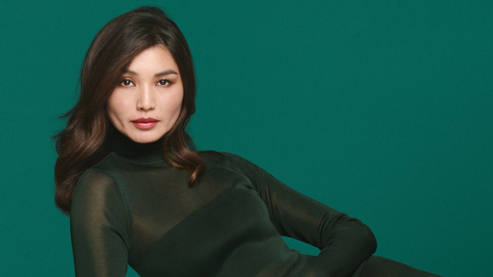Gemma Chan wearing pieces from Cartier's 'En Équilibre' High Jewelry Collection.