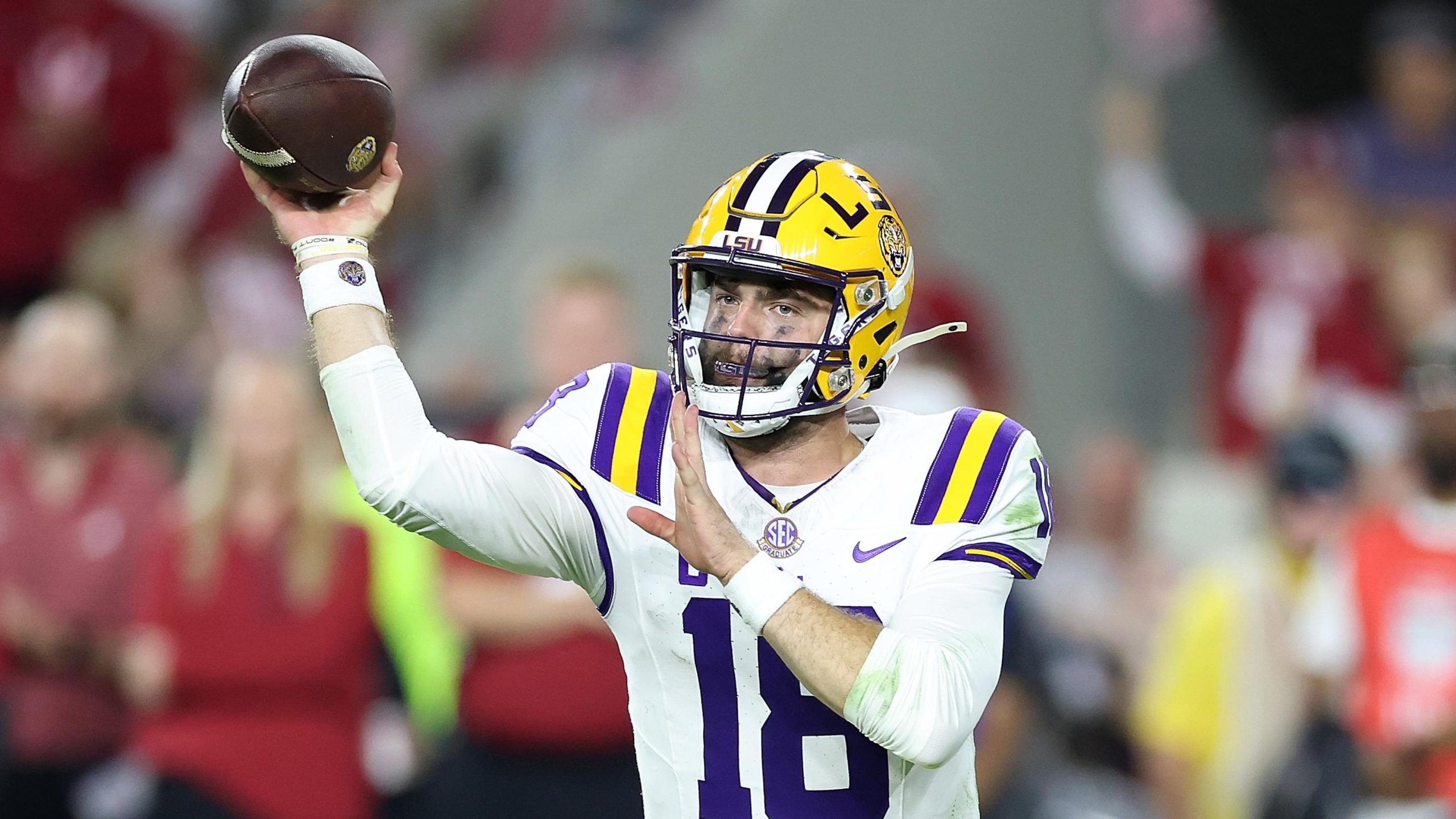 What Is Garrett Nussmeier's Injury Status for LSU vs. Arkansas After Setback?