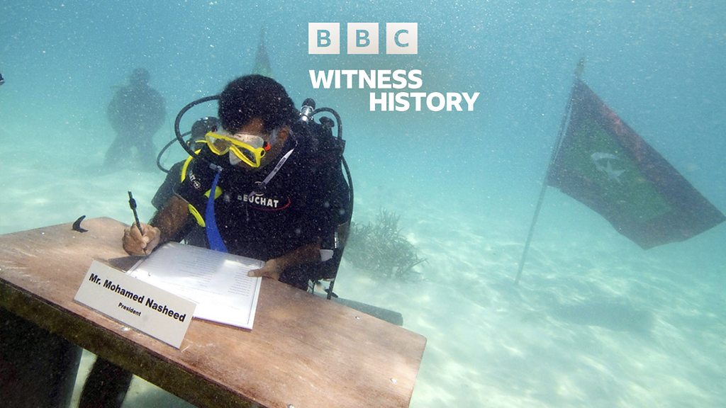 Witness History - When Maldives' ministers met underwater