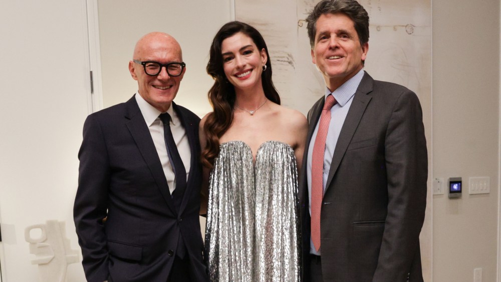 Herve Perrot, Anne Hathaway, Mark Shriver