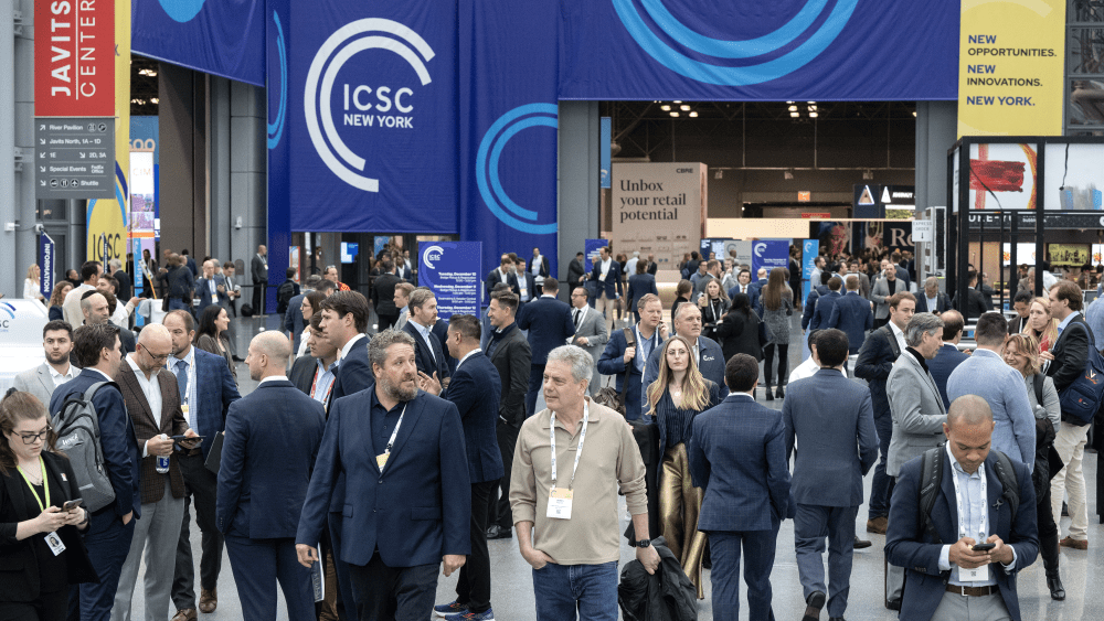 The crowd at ICSC in 2024.